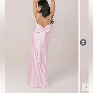 Revelry Steph Satin Dress